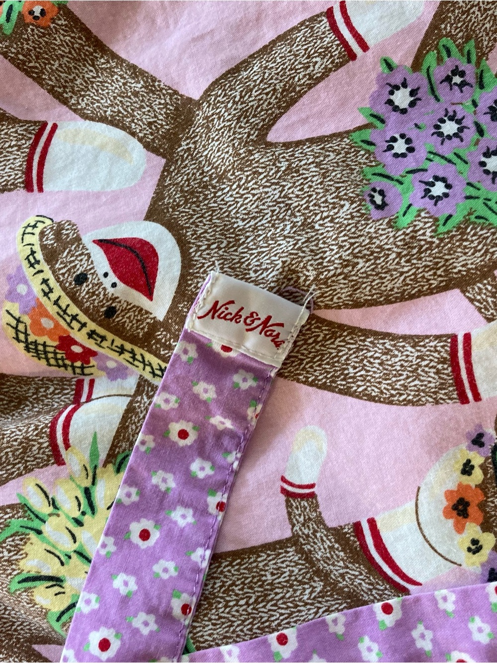 Nick And Nora Sock Monkeys Pajama Pants - Cotton - EUC! - XL - Picture 10 of 14